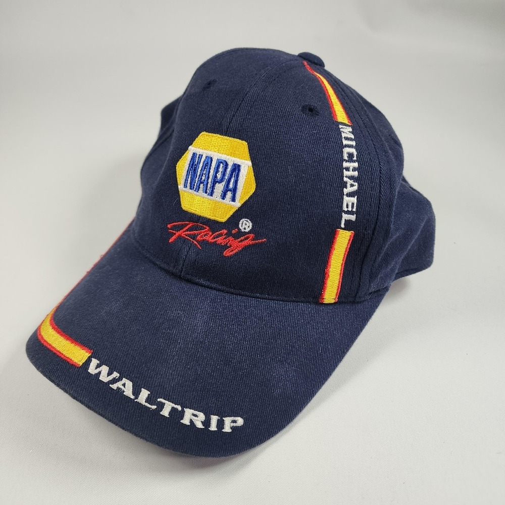 Michael Waltrip Hat Cap Strap Back Mens NASCAR NAPA Racing‎ Chase Authentics